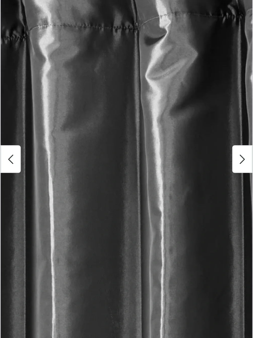 Faux Silk Taffeta Curtain Panels Graphite (2)